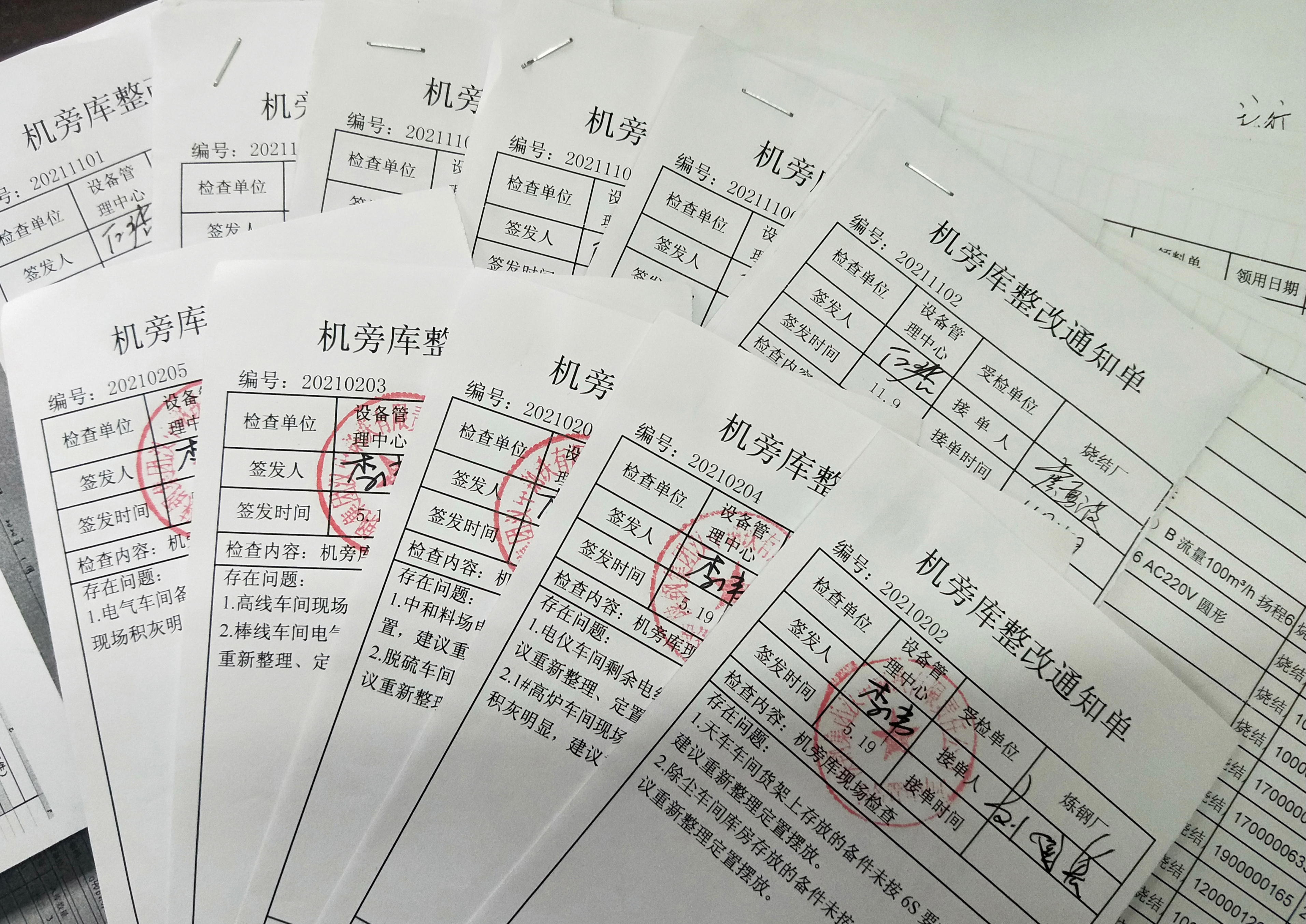 圖讀機旁備件管理“密碼”