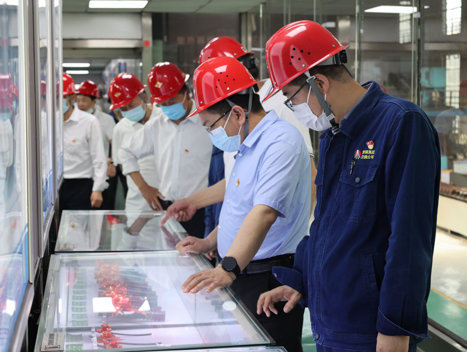 市委統戰部干部職工一行到公司參觀調研