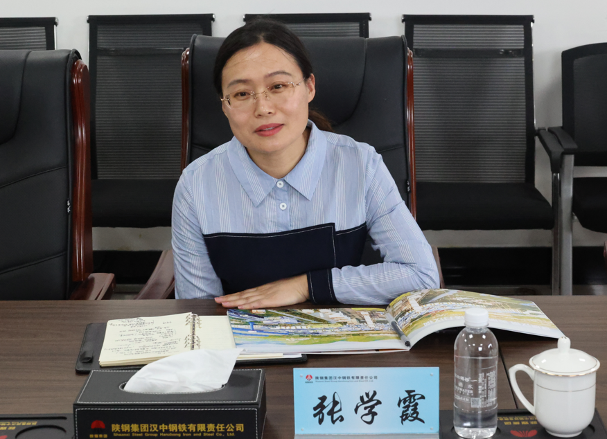 陜西省高新技術產業投資有限公司到漢鋼公司調研座談