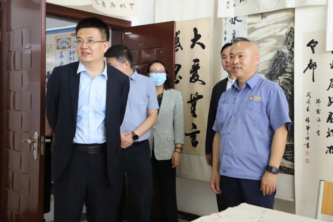 中國職工之家黨委書記王東昱一行到公司調研指導職工之家建設工作