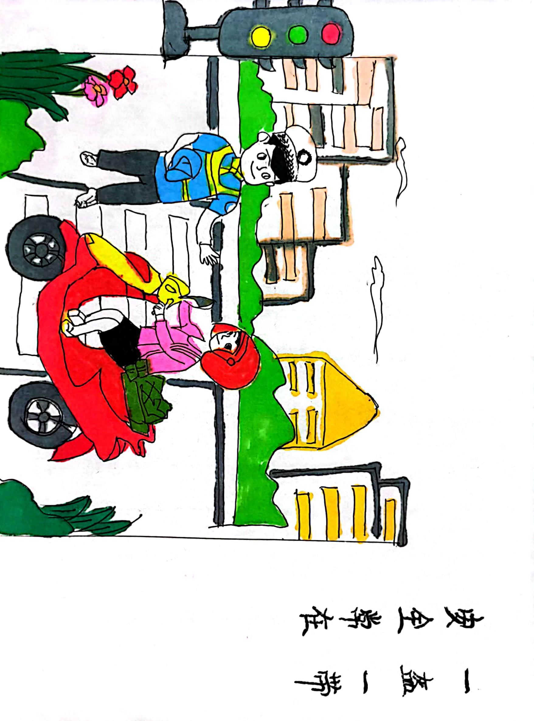 這組交通安全漫畫，真的很“上頭”
