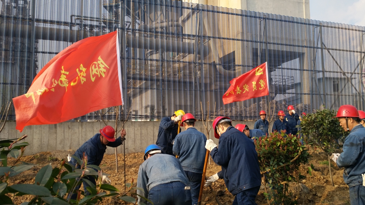 漢鋼公司掀起“美麗漢鋼，你我共創”擴綠行動